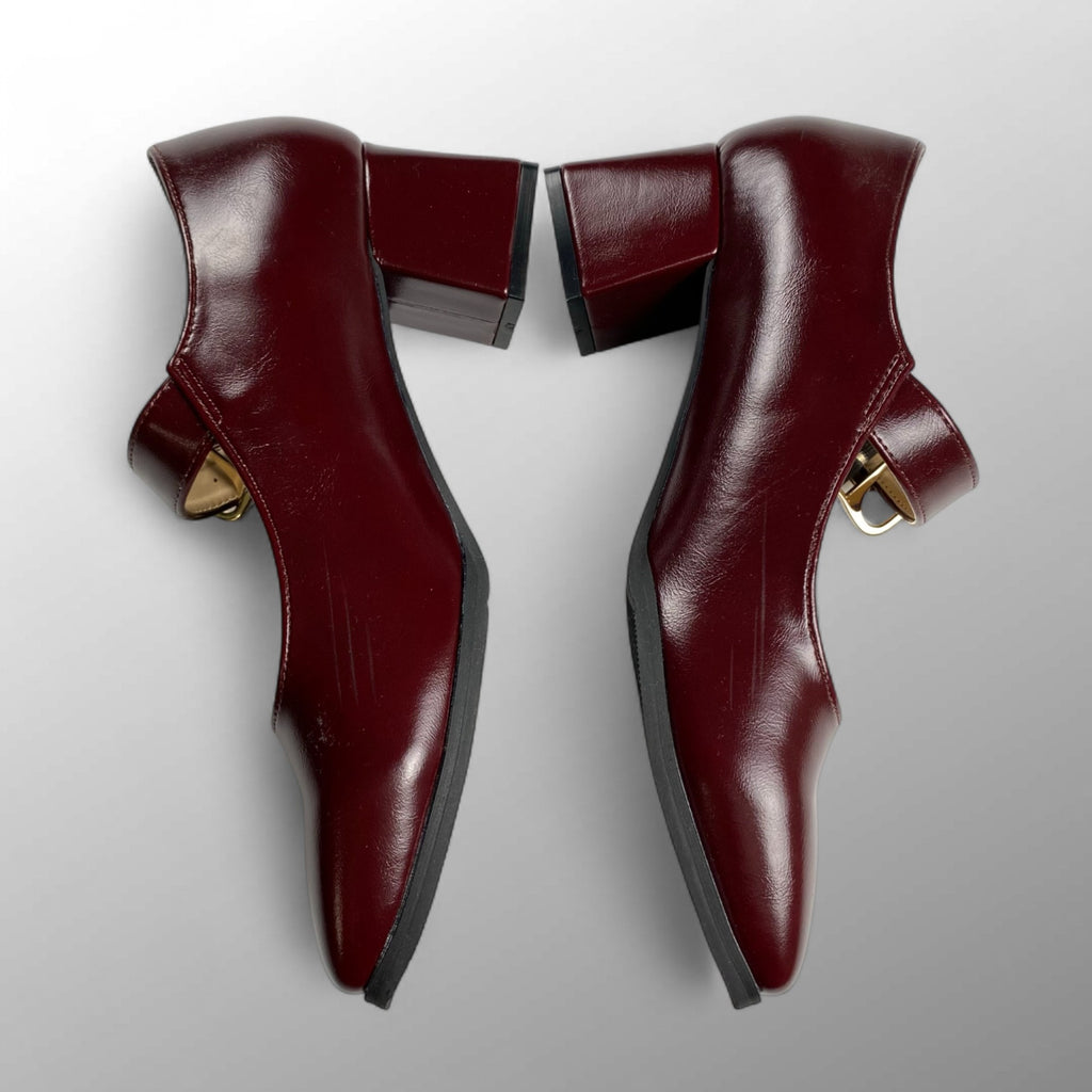 an another angelus アン アナザー アンジェラス / ストラップスクエアパンプス SIZE:M（23.5cm程度）