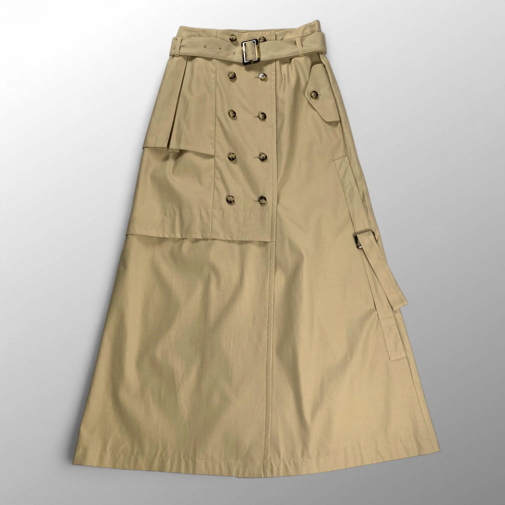 UN3D アンスリード / トレンチスカート ラップデザイン ベルト付 星玲奈さん着用 SIZE:38(M程度)