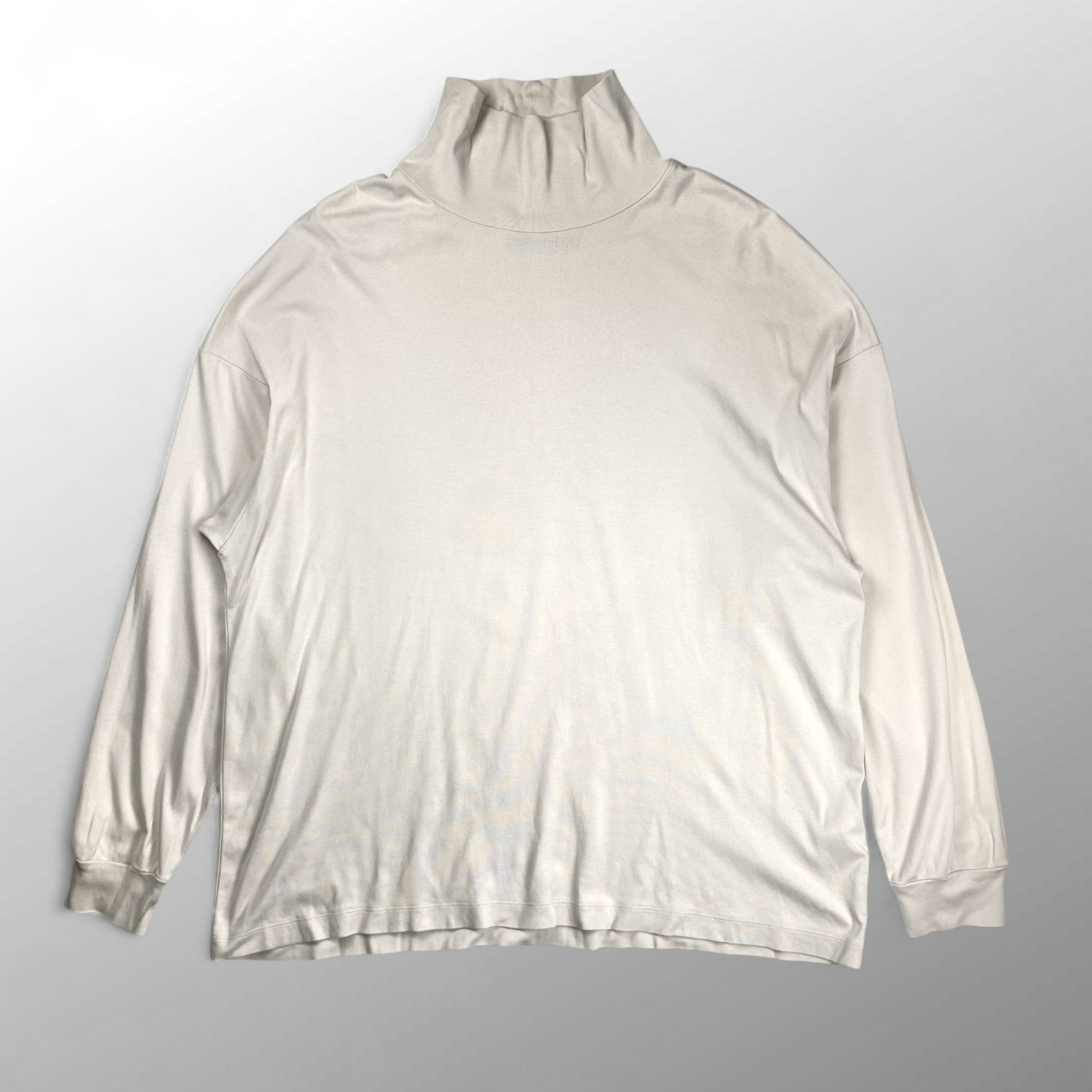 MAISON SPECIAL メゾンスペシャル / LOTUSウルトラファインフライスプライムオーバータートルネックロングカットソー 参考定価：10,000+tax SIZE:02(L程度)