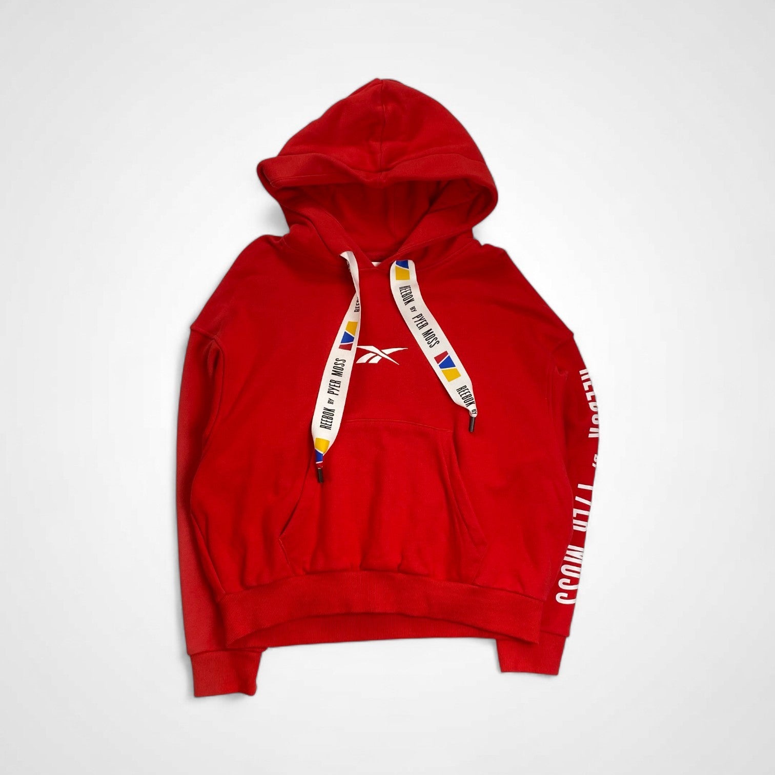 REEBOK × PYER MOSS リーボック パイアー モス / コラボ クロップド プルオーバーパーカー 参考定価：19,000+tax SIZE:M