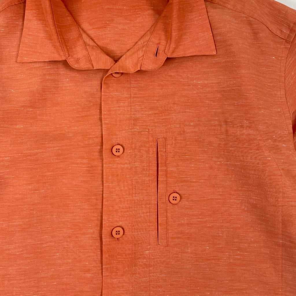 IM MEN ISSEY MIYAKE / KASURIシャツ リネンMIX 参考定価：36,000程度 SIZE:3