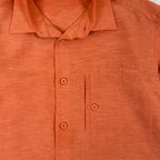 IM MEN ISSEY MIYAKE / KASURIシャツ リネンMIX 参考定価：36,000程度 SIZE:3