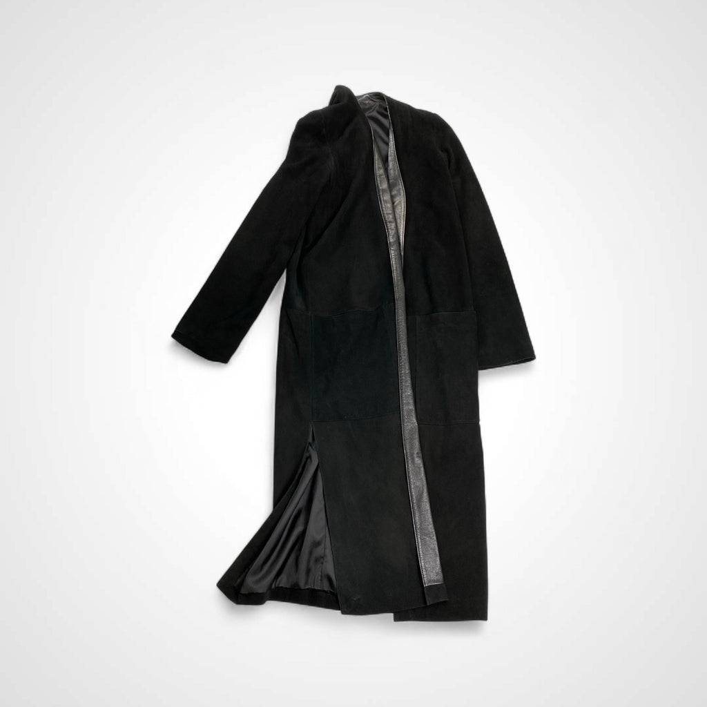 Ron Herman ロンハーマン / レザーガウンコート カーディガン スウェード 参考定価：70,000程度 SIZE：XS