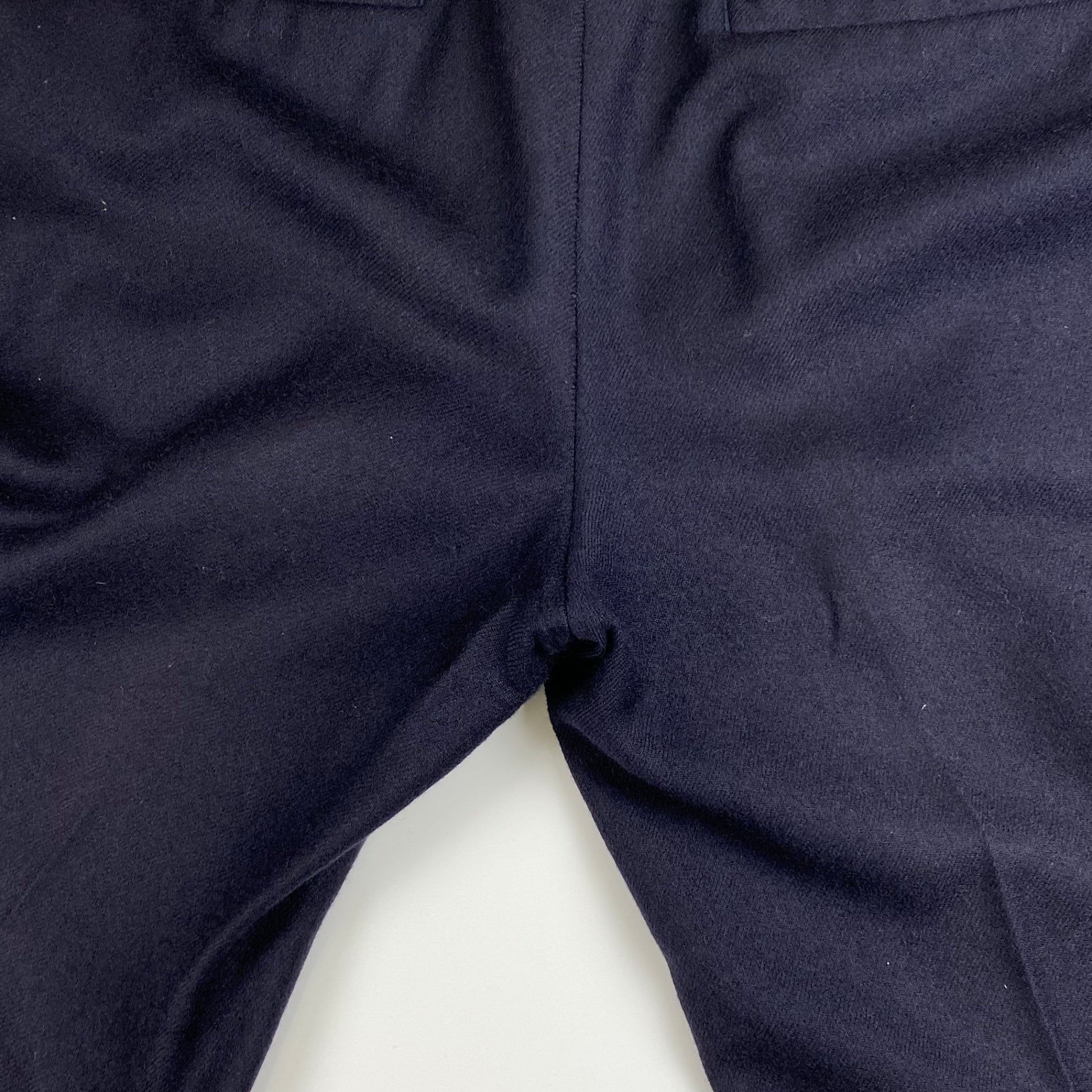 【04AW wave期】 RAF SIMONS ラフシモンズ / エンブロイダリー ミニマル スラックス ネイビー SIZE:46