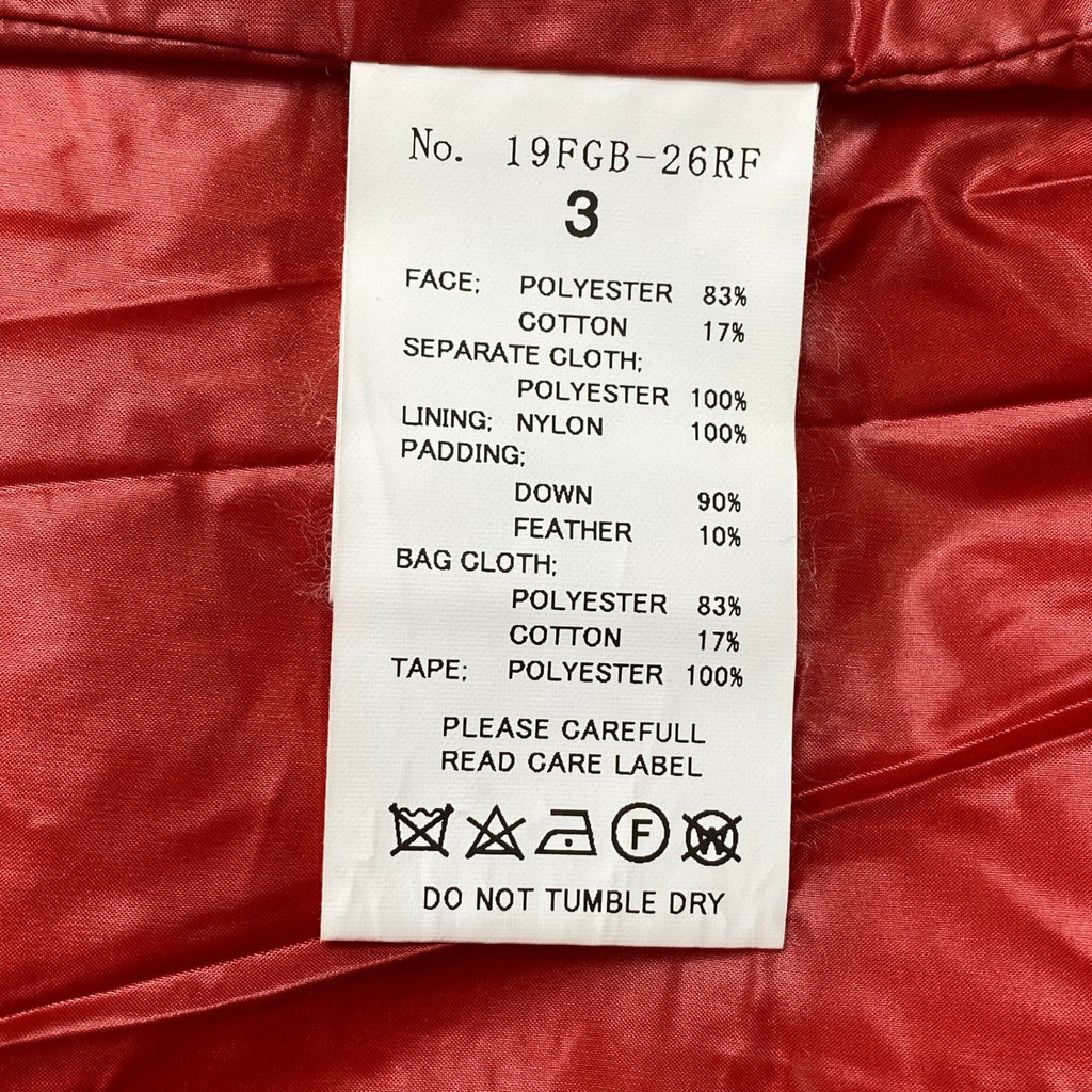 roarguns × zanter japan ロアー ザンター / LIGHT GOOSE SHELL DOWN JACKET ダウンジャケット オレンジ SIZE:3