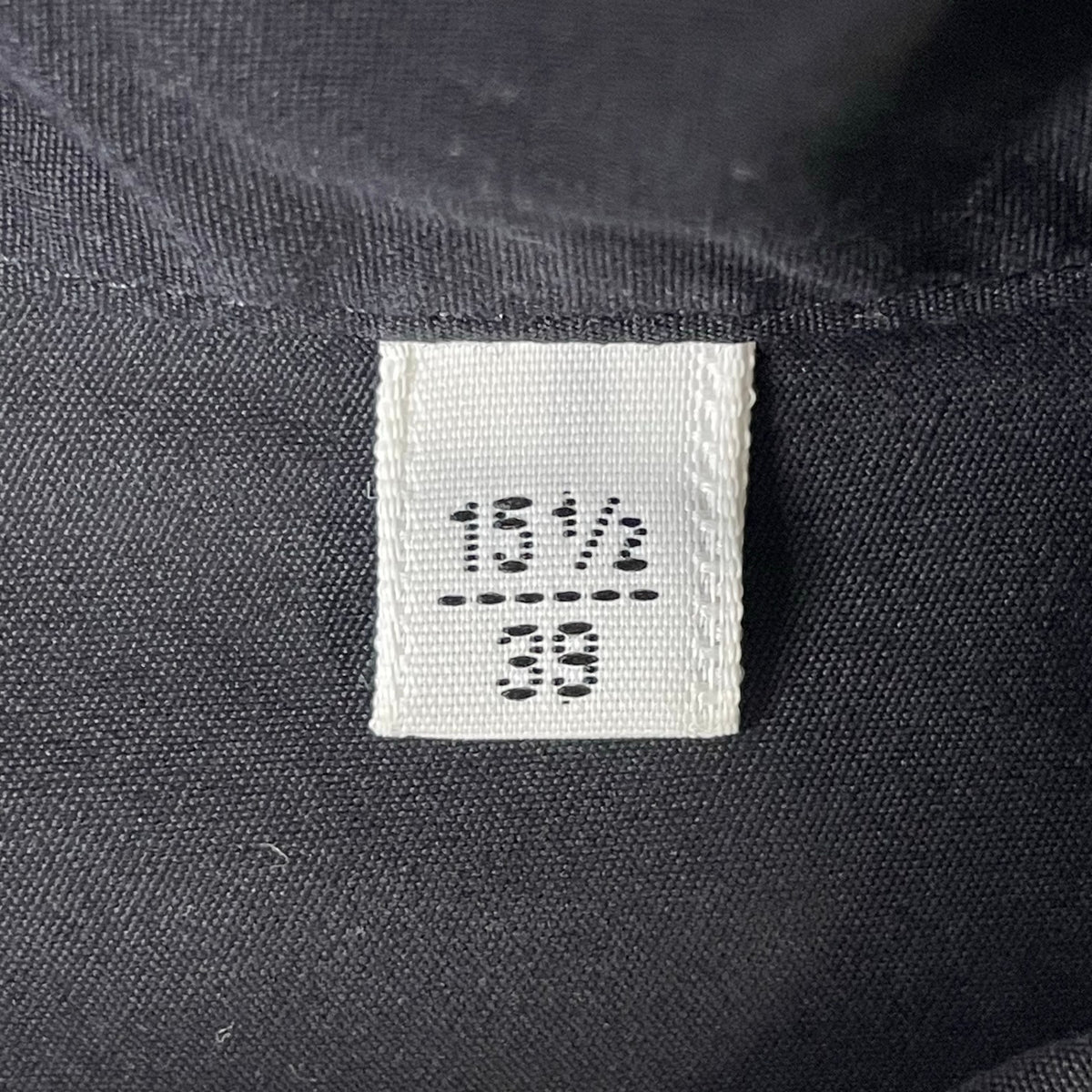 HERMES / コットンハイネックシャツ 参考定価：160,000程度 SIZE:39