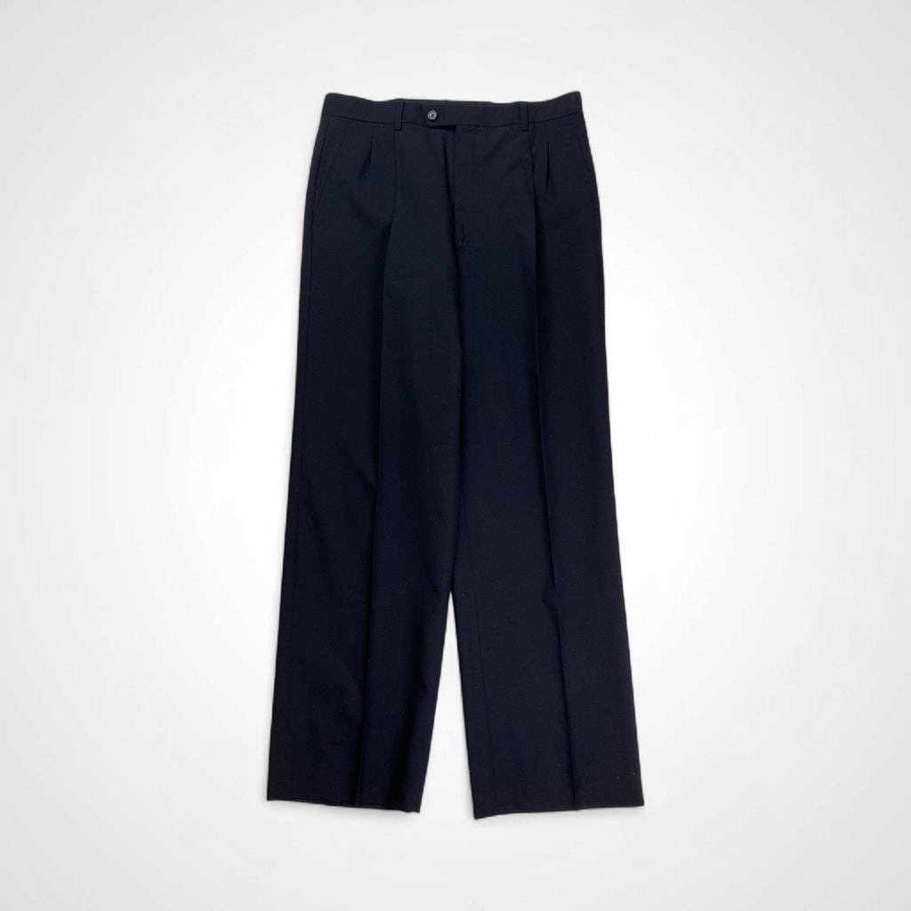 Christian Dior MONSIEUR クリスチャンディオール ムッシュ / ヴィンテージスラックス 2タック ネイビー SIZE:W82