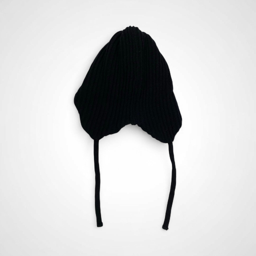 S.F.C Stripes For Creative / Ear Flap Knit Cap ニット帽 ブラック