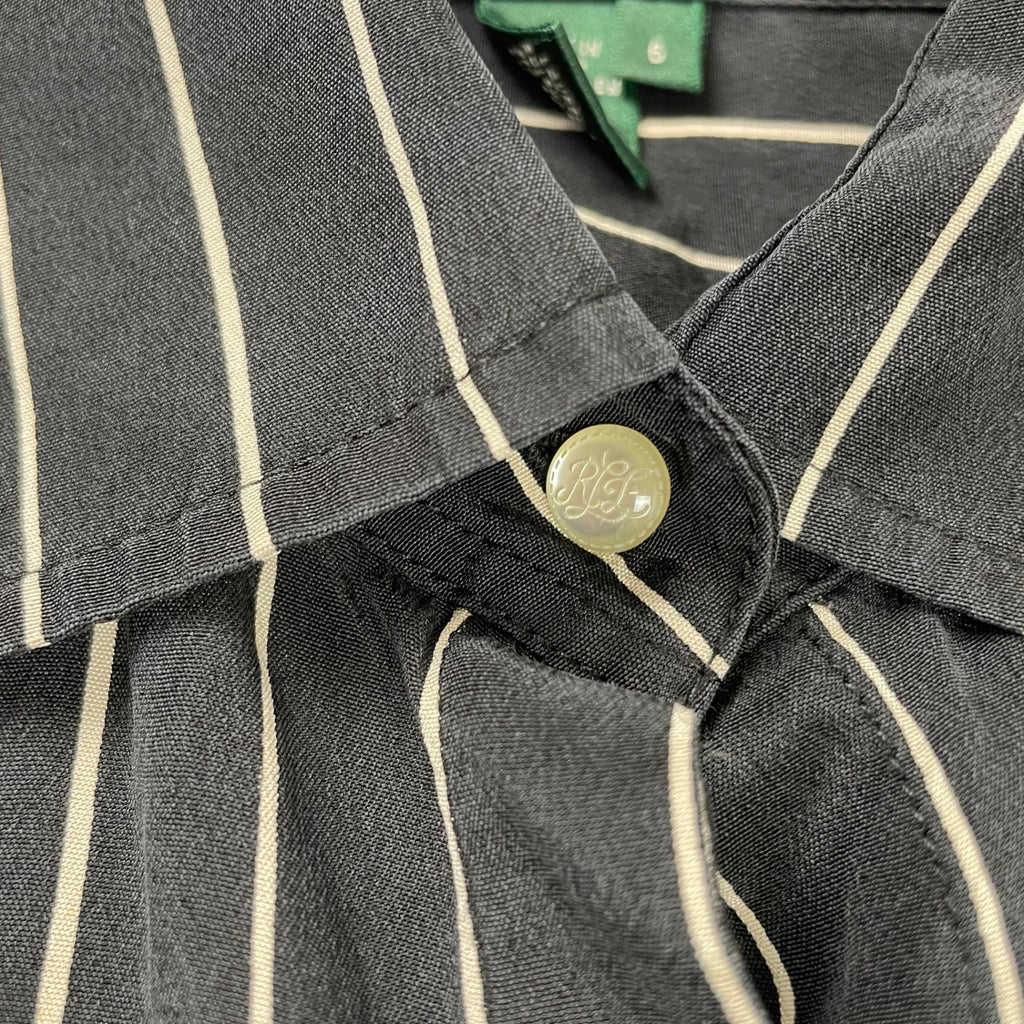 LAUREN RALPH LAUREN ローレン ラルフローレン / シルクストライプシャツ SIZE：6