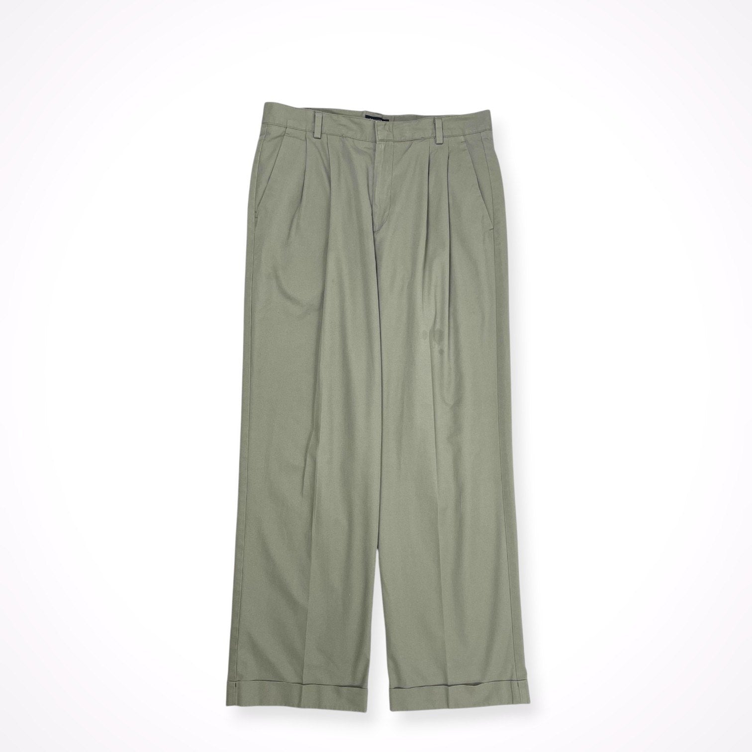 DOCKERS / 古着2タックコットンパンツ グリーン SIZE:W34