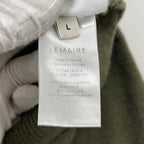LEMAIRE / リブタートルネックニット 参考定価：90,000程度 SIZE:L