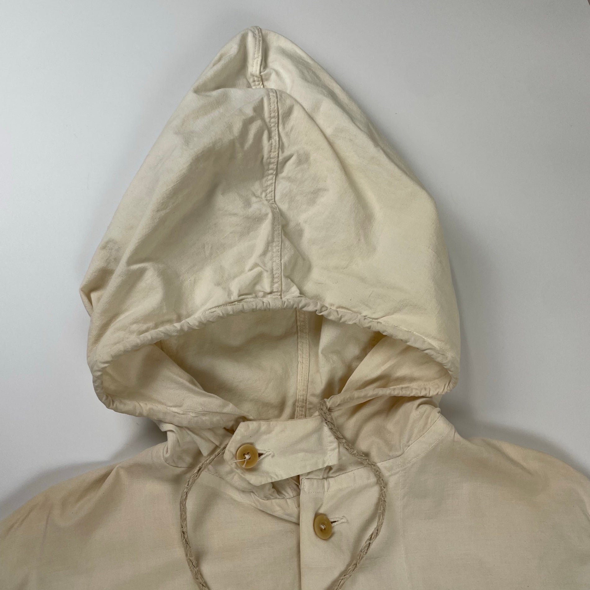 SWEDISH VINTAGE スウェーデン ヴィンテージ / 1940s M40 Snow Camo Parka スノーカモパーカー SIZE:L程度