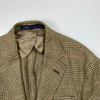 【HARITAGE ICON】 Polo by Ralph Lauren ポロ バイ ラルフローレン / リネン100％ 段返り ツイードジャケット 参考定価：150,000程度 SIZE:36S