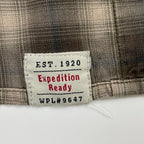 Eddie Bauer / シャドーチェックコットンシャツ SIZE:M