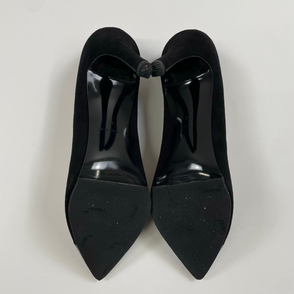 SEVEN TWELVE THIRTY / コンビパンプス ブラック 参考定価：28,000程度 SIZE：24.5cm