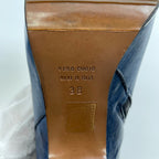 FABIO RUSCONI / レザーサイドジップショートブーツ 参考定価：50,000程度 SIZE:38