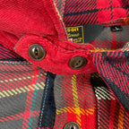vanson / ヘビーネルチェック パッチワークシャツ 未使用品 参考定価：15,800+tax SIZE:L