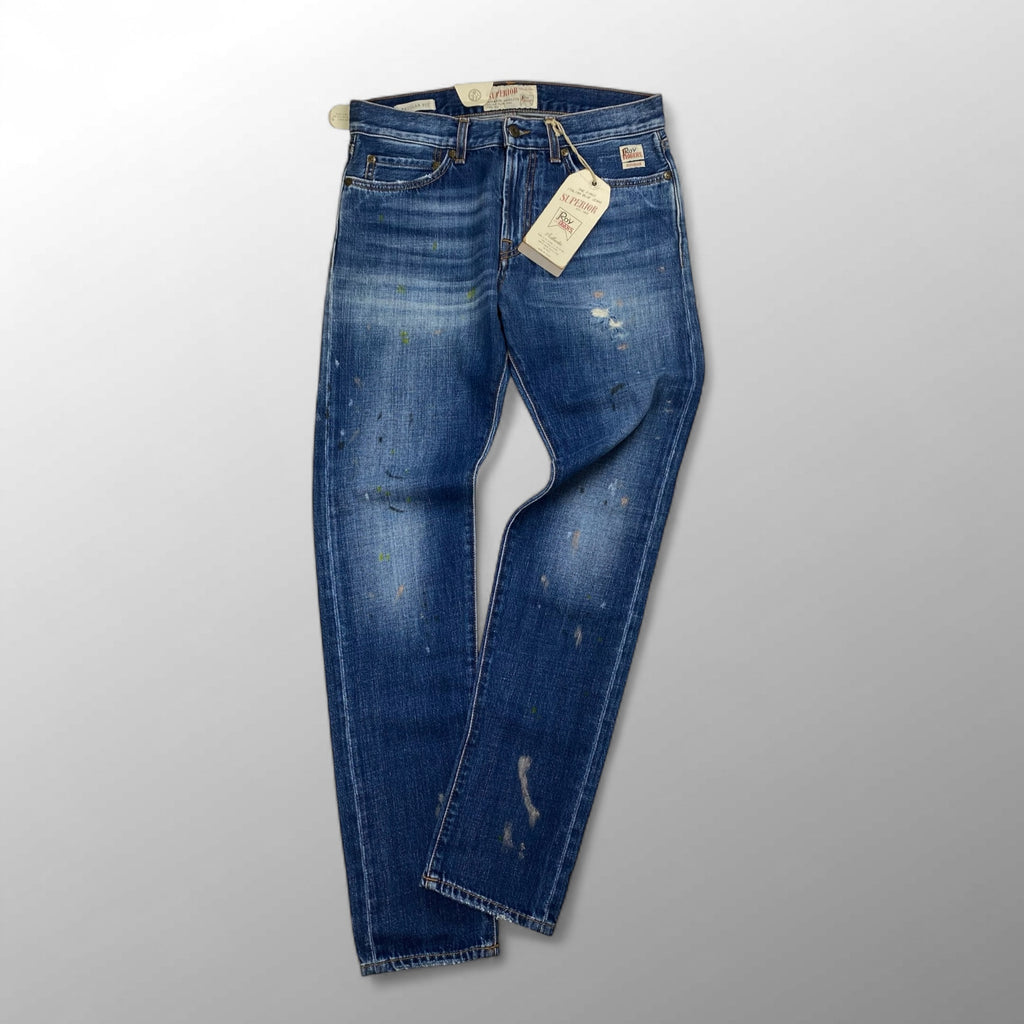 【未使用品】 Roy ROGER’S ロイ ロジャース / CULT SUPERIOR DENIM ハンドペイント デニムパンツ イタリア最古のデニムブランド SIZE：29
