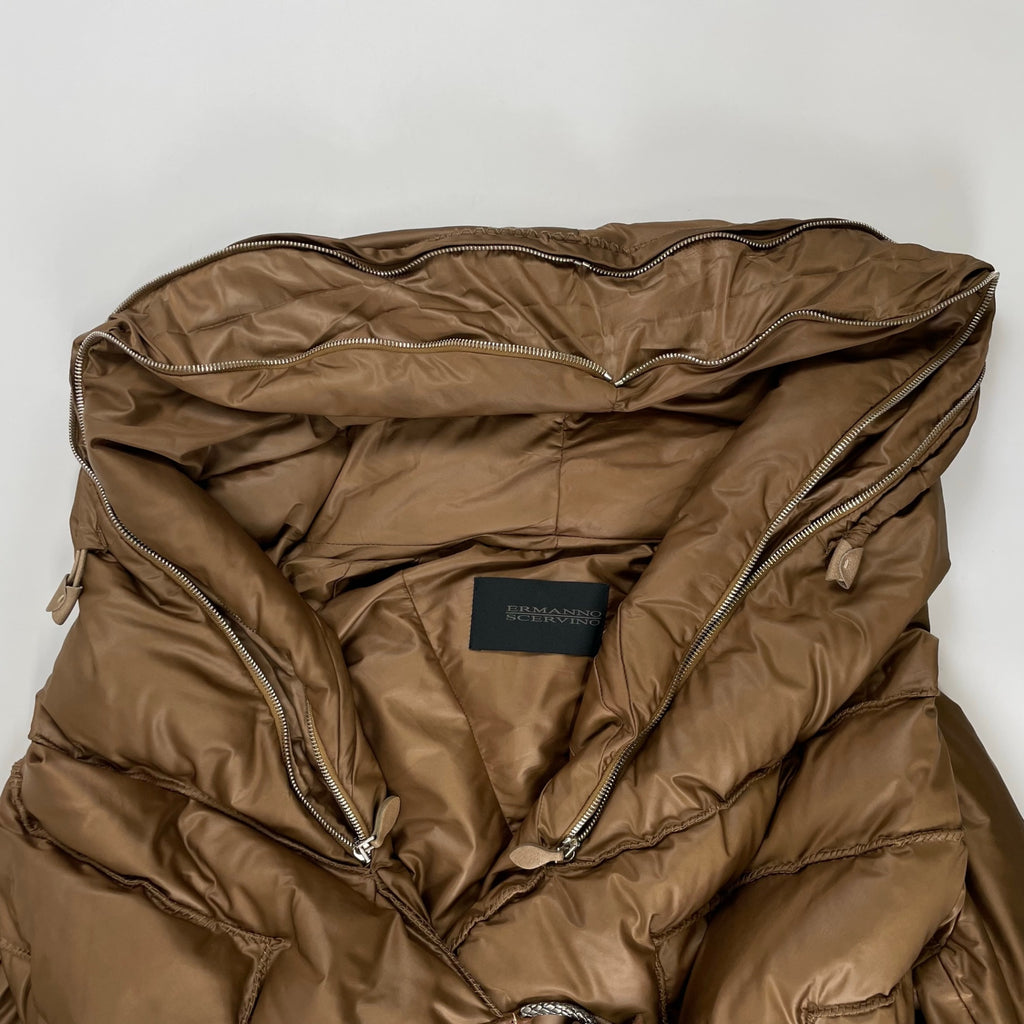 ERMANNO SCERVINO / レザーベルトデザインダウンジャケット 参考定価： SIZE:42