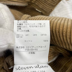 Steven Alan スティーブンアラン / 8Wヘビーウェイトコーデュロイツープリーツスラックス -BOLD  参考定価：20,000+tax SIZE：XL