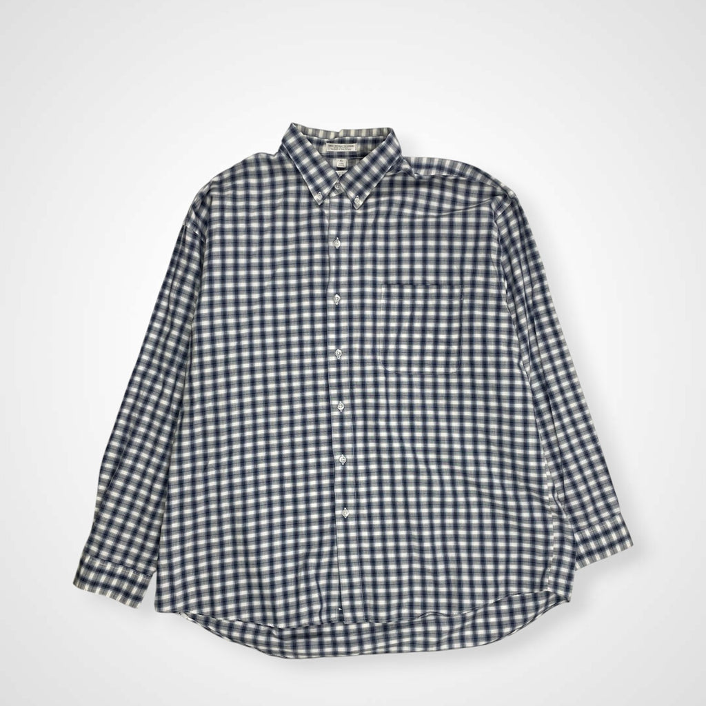 VINTAGE ヴィンテージ / GEOFFREY BEENE オンブレ風 BDチェックシャツ SIZE:XL