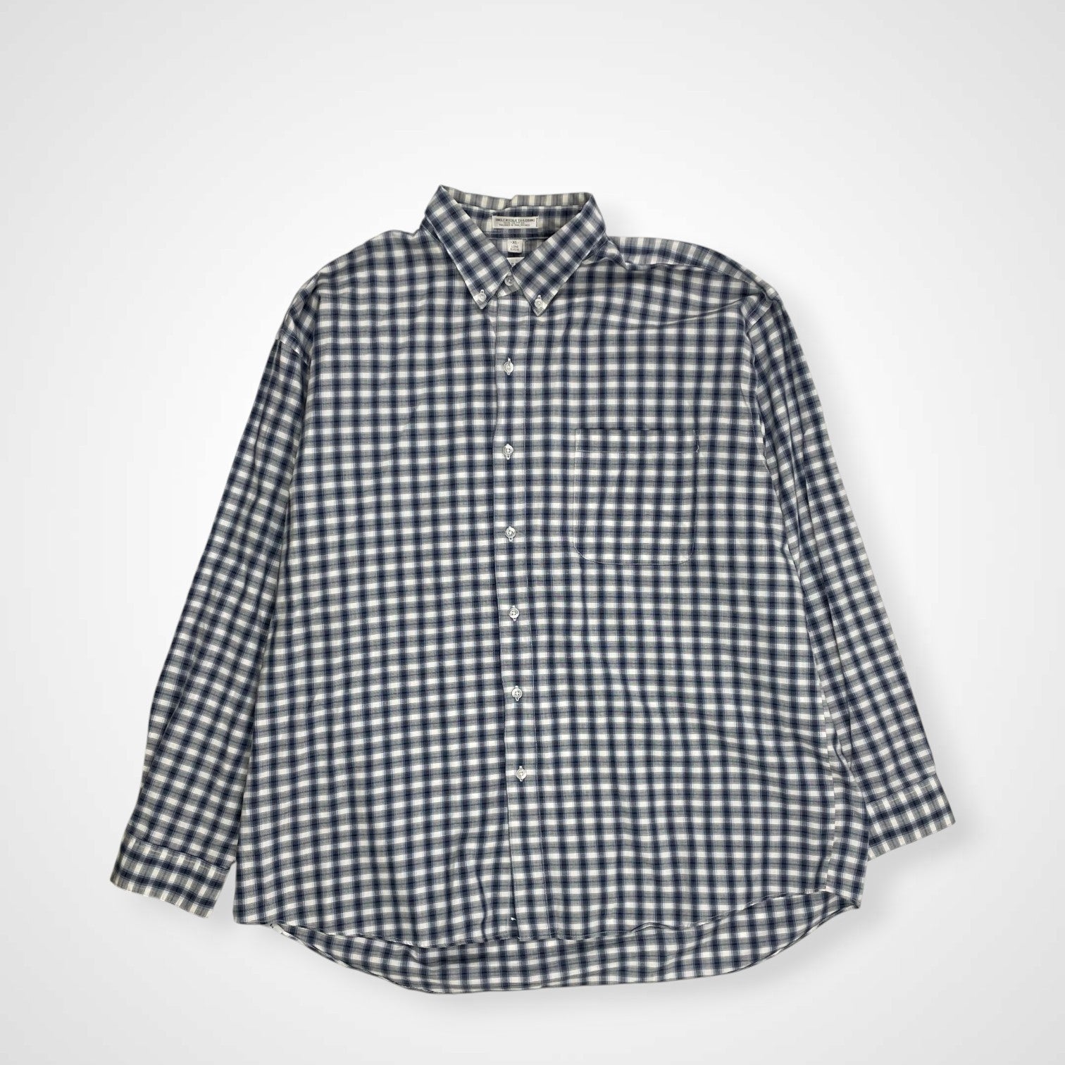 VINTAGE ヴィンテージ / GEOFFREY BEENE オンブレ風 BDチェックシャツ SIZE:XL