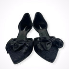 GIORGIO ARMANI / リボンジャガードパンプス 参考定価：200,000程度 SIZE：37 1/2