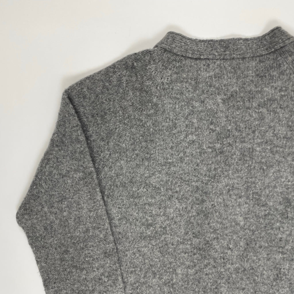 INVERALLAN インバーアラン / シェットランドウールカーディガン ウッドボタン 参考定価：30,000程度 SIZE:36