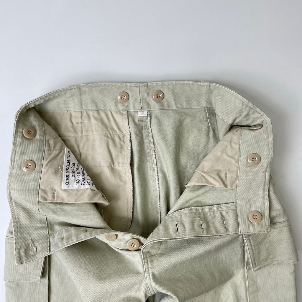 EURO VINTAGE / ドイツ軍コットンピケカーゴ SIZE:2