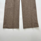 EVERYDAY I LIKE / Slim Flare ハウンドトゥースチェックスラックスパンツ 参考定価：29,000+tax