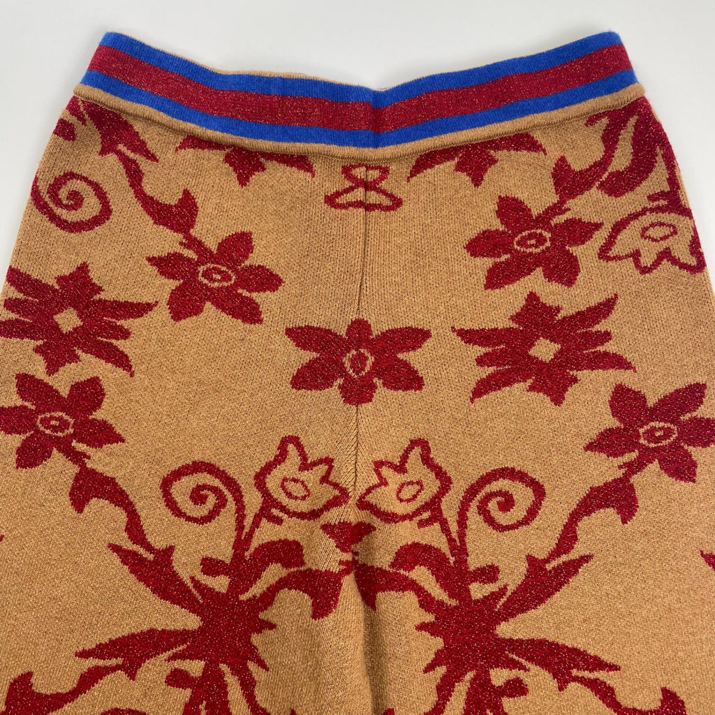 ViCOLO ヴィコロ / ニットジャガードパンツ イタリア製 参考定価：20,000程度 SIZE:FREE