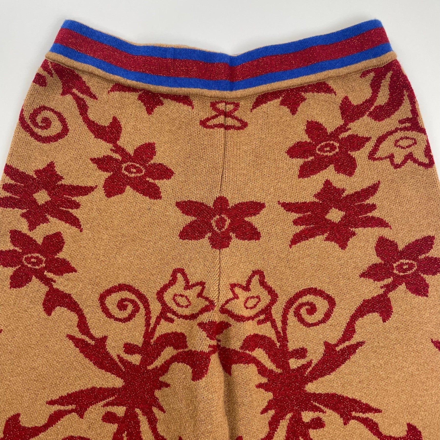 ViCOLO ヴィコロ / ニットジャガードパンツ イタリア製 参考定価：20,000程度 SIZE:FREE