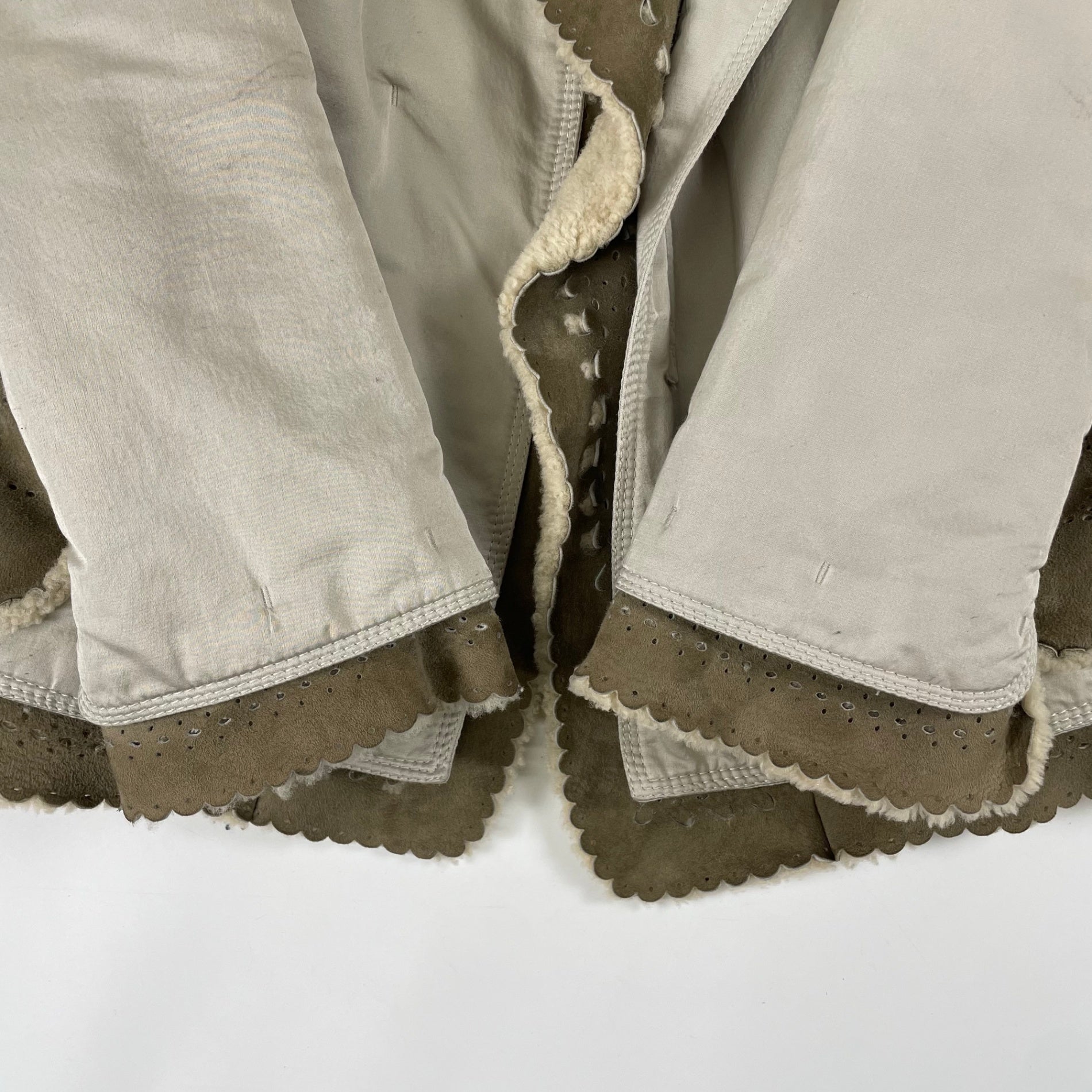 ERMANNO SCERVINO / ムートン切替ジャケット 参考定価：400,000程度 SIZE：42