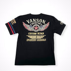 vanson / モーターサイクルTシャツ 参考定価：8,900+tax SIZE:L