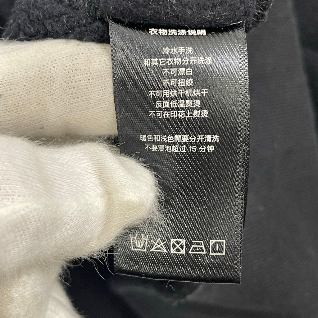 Fax Copy Express / クロップドスウェットフーディー ブラック SIZE:L
