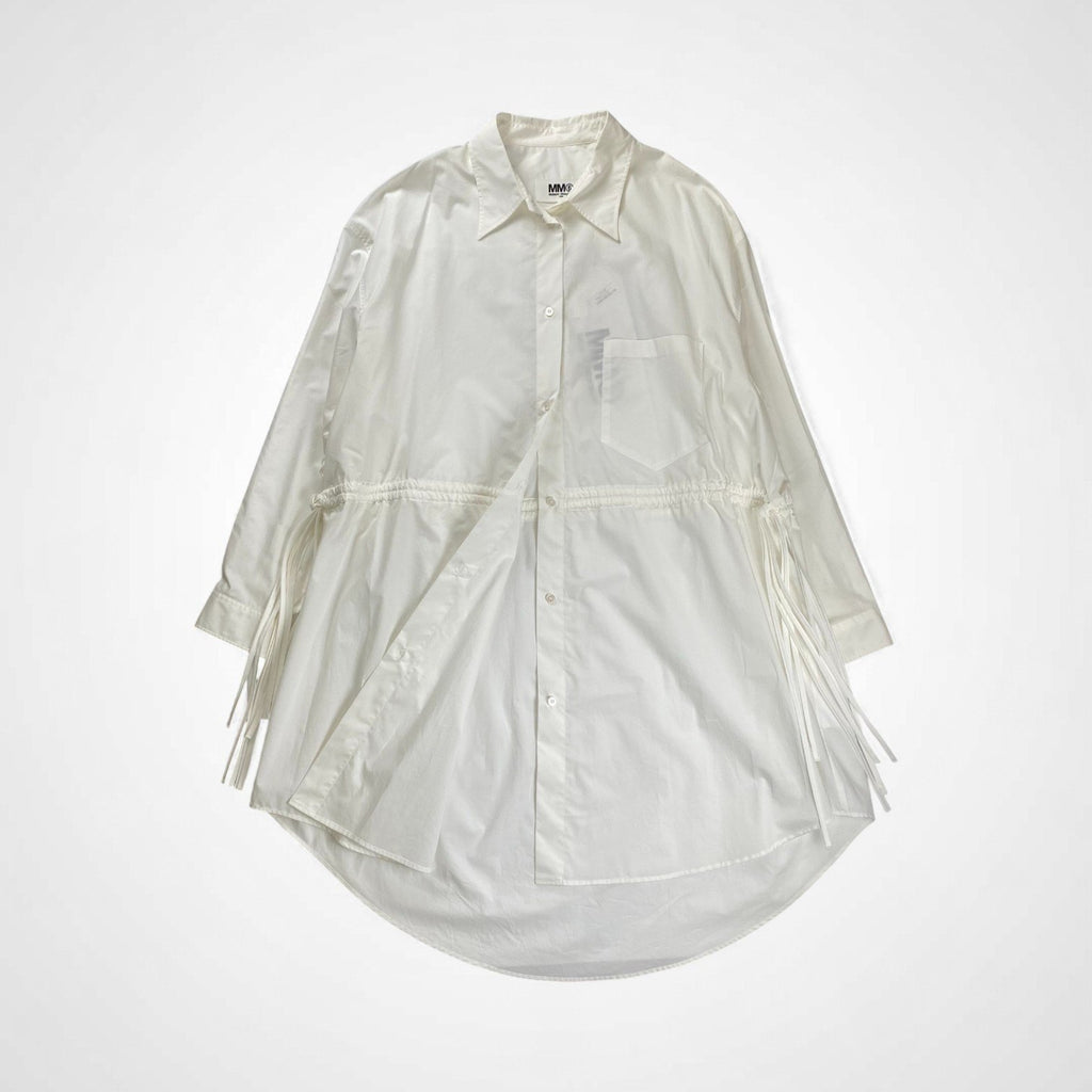 MM6 Maison Margiela エムエムシックス メゾン マルジェラ / WHITE SHIRT DRESS ホワイトシャツドレス 21AW 未使用品 参考定価：70,000程度  SIZE:S