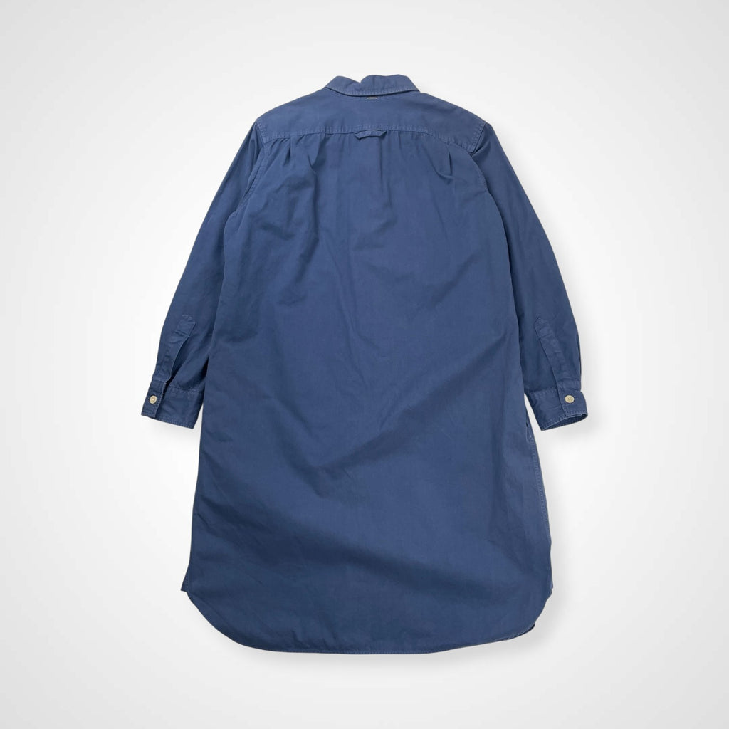 MHL. エムエイチエル / コットンシャツワンピース ブルー 日本製 参考定価：32,000程度 SIZE:1