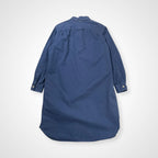 MHL. エムエイチエル / コットンシャツワンピース ブルー 日本製 参考定価：32,000程度 SIZE:1