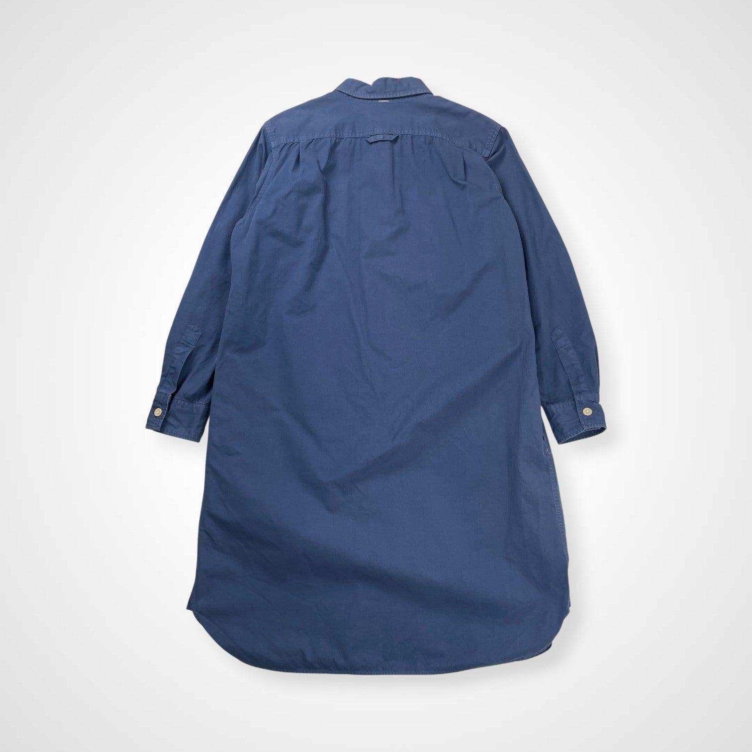 MHL. エムエイチエル / コットンシャツワンピース ブルー 日本製 参考定価：32,000程度 SIZE:1