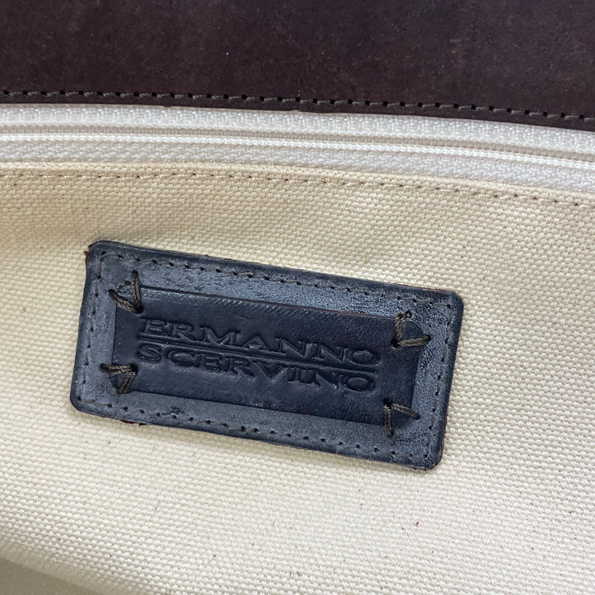 ERMANNO SCERVINO / レザーボストンハンドバッグ 参考定価：350,000程度