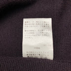【美品】 STRASBURGO ストラスブルゴ / ニットジャケット ダークパープル ST/2218027 参考定価：50,000程度 SIZE：L