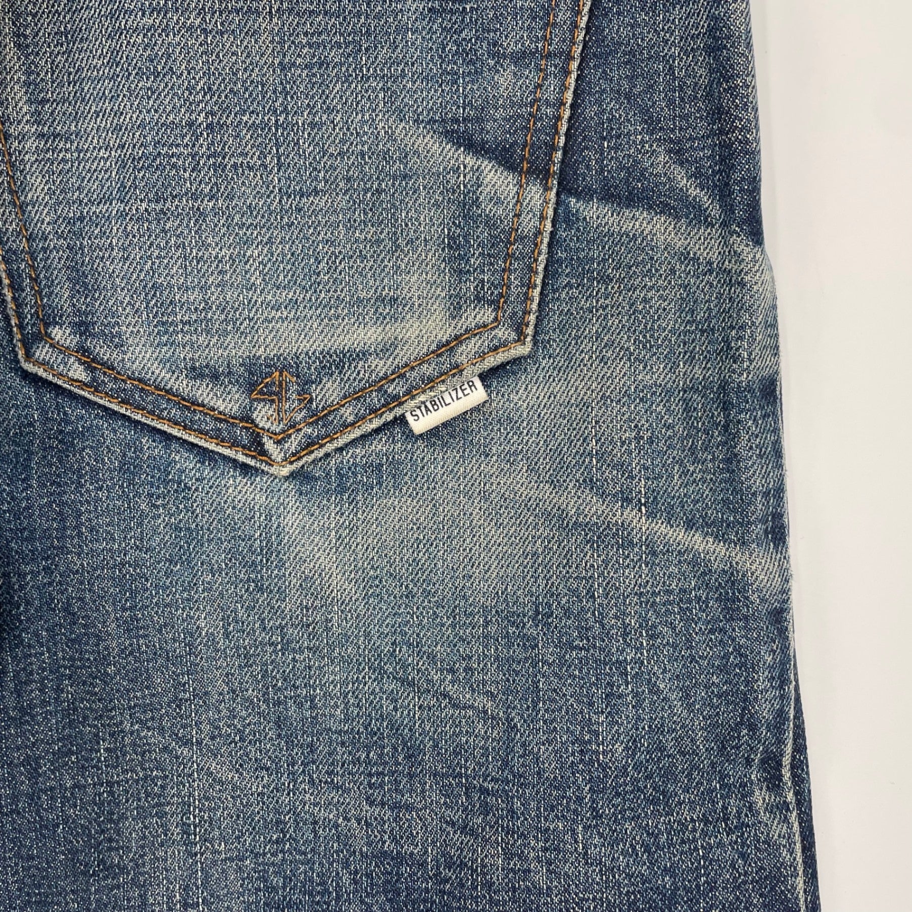 stabilizer gnz スタビライザージーンズ / セルビッジデニムパンツ 鬼ヒゲ 参考定価：30,000程度 SIZE：30