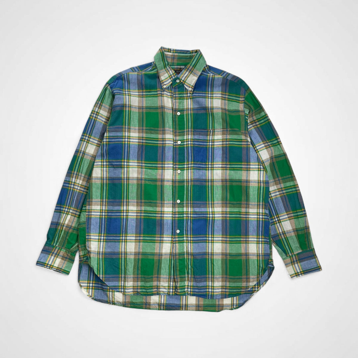 BEAMS PLUS ビームスプラス / BD MADRAS マドラスチェック ボタンダウンシャツ 参考定価：14,000+tax SIZE:M