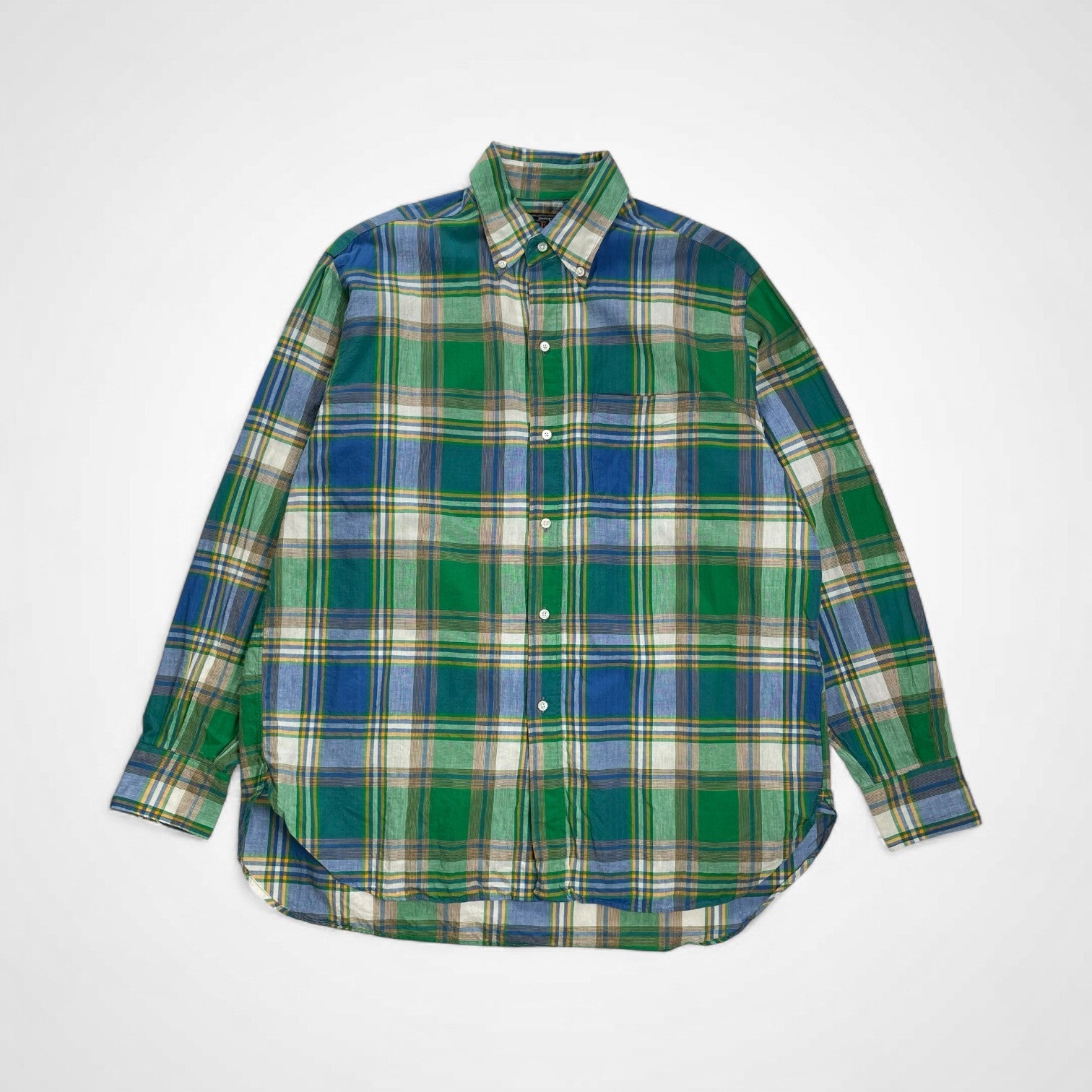 BEAMS PLUS ビームスプラス / BD MADRAS マドラスチェック ボタンダウンシャツ 参考定価：14,000+tax SIZE:M
