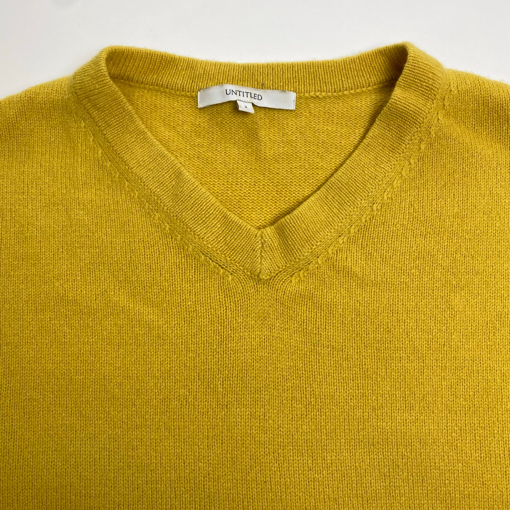 UNTITLED アンタイトル / カシミヤMIXプルオーバーニット 153-17695 美品 SIZE：2