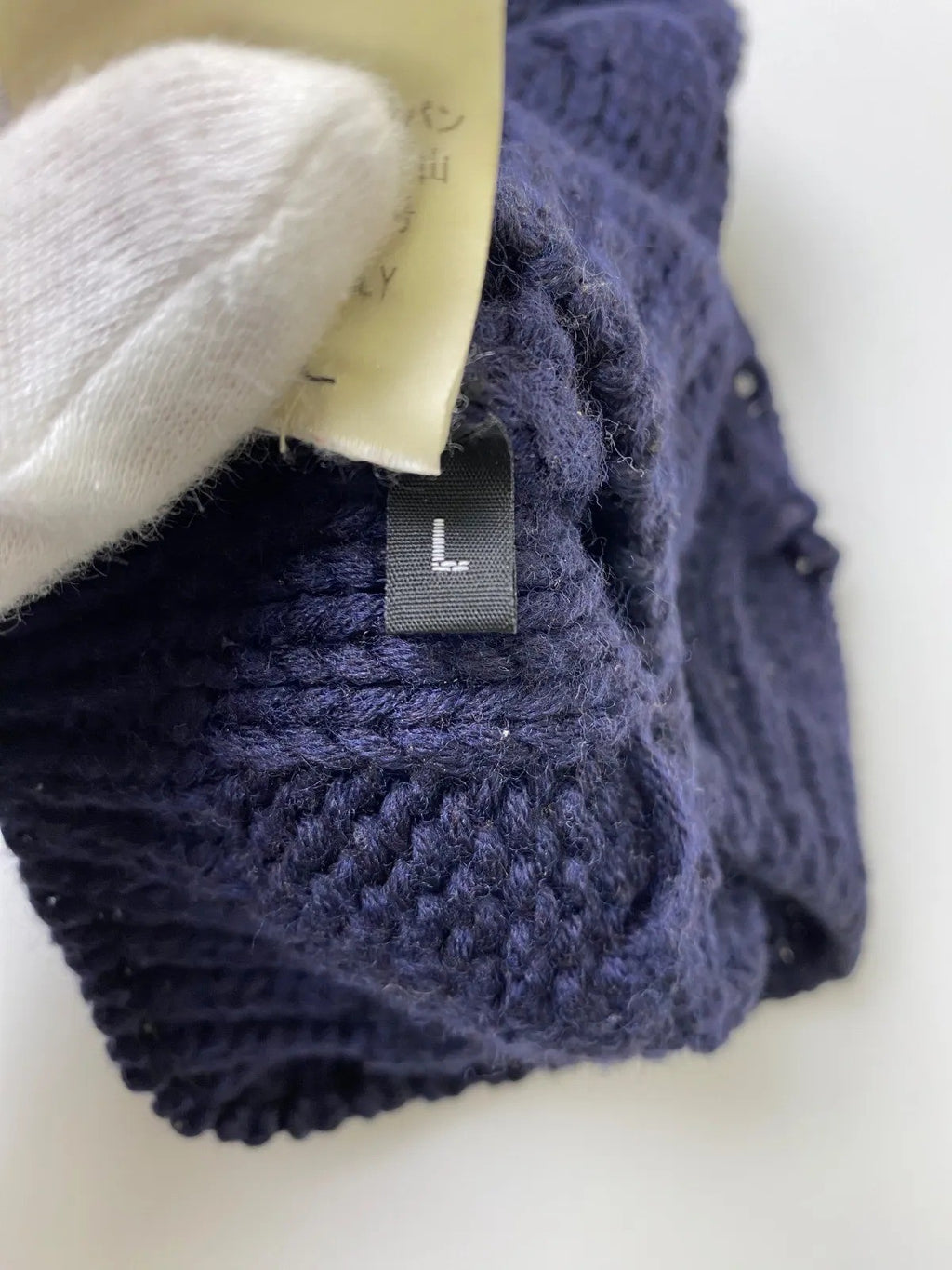 GUCCI グッチ / ニット帽 インターロッキング ウール100％ SIZE：L