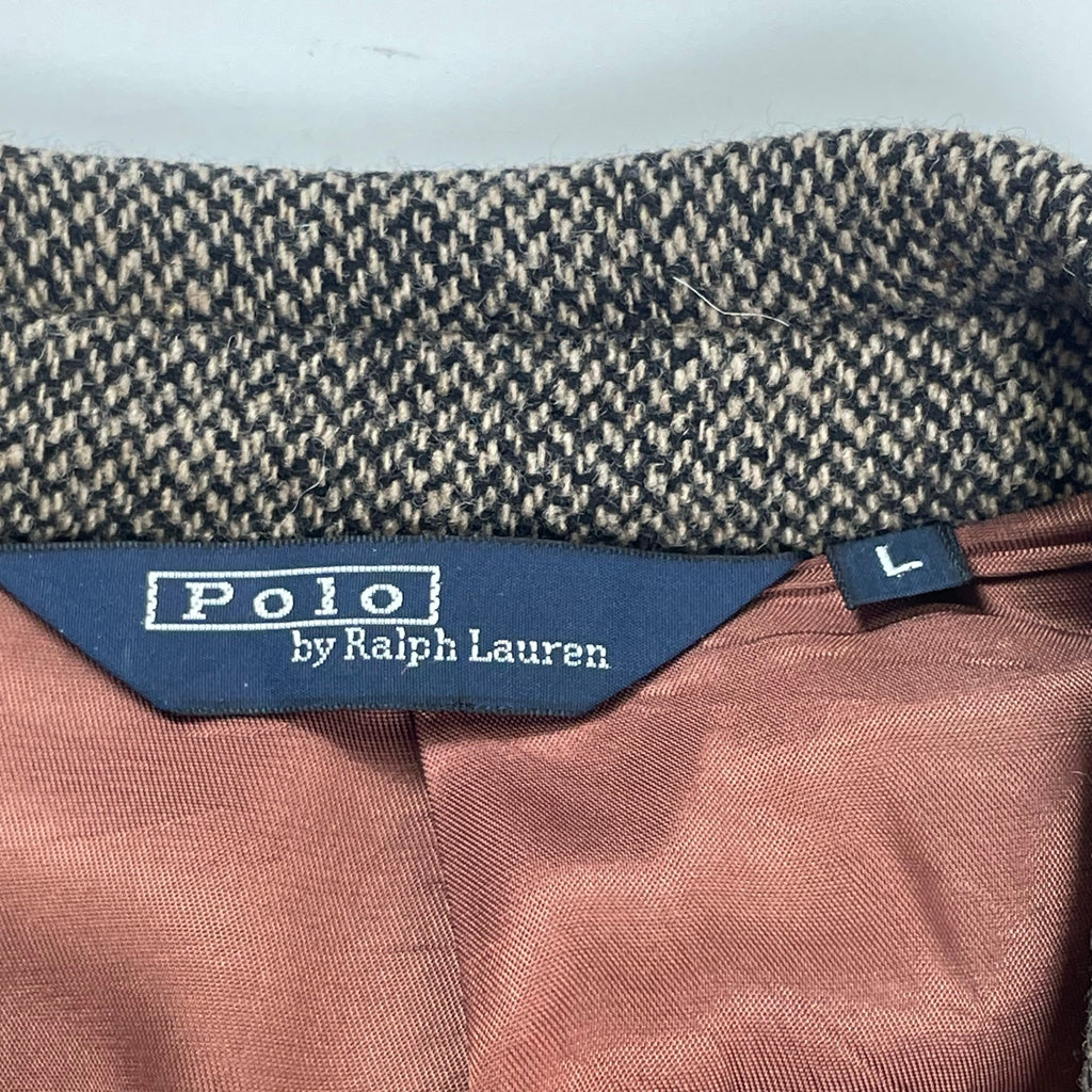 Polo by Ralph lauren ポロ バイ ラルフローレン / 80s 段返りバージンウールテーラードジャケット SIZE：L