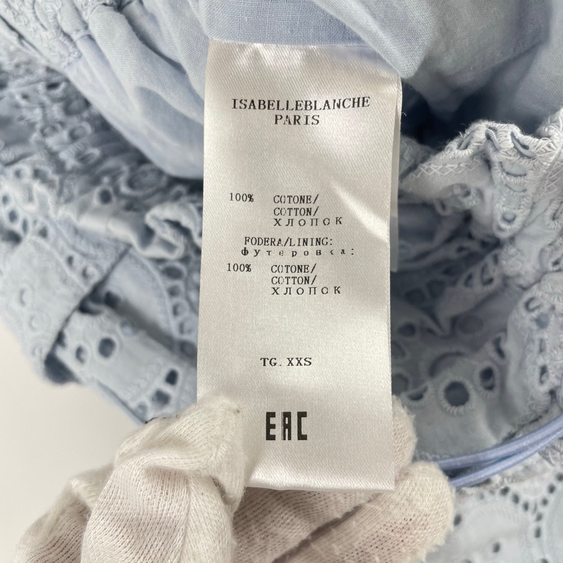ISABELLE BLANCHE イザベルブランシュ / カットワークレースパンツ 参考定価：39,000+tax SIZE:XXS