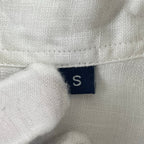 R95TH / マチ付リネンシャツ 参考定価：17,000程度 SIZE:S