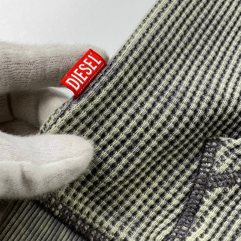 24SS DIESEL ディーゼル / S-GINAFY-ZIP ワッフル ジャケット 参考定価：45,000+tax SIZE:XS （M程度）